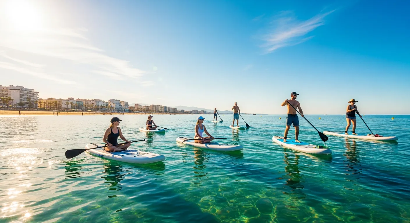 Actividades acuáticas en la costa de Gandía: verano en el Mediterráneo